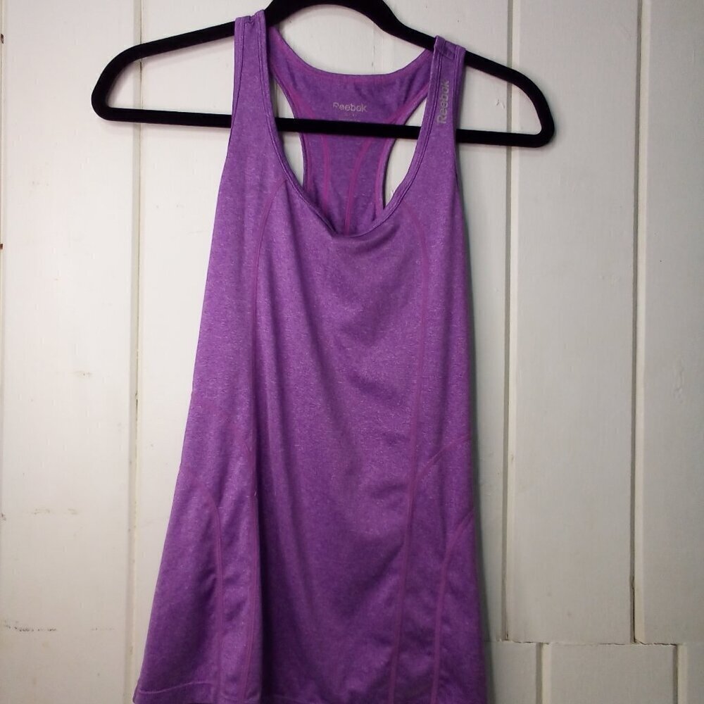 Reebok Tank Top Women S Racer Back Active Athletic Purple